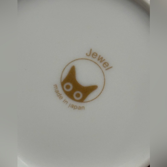 Jewel Brand Ceramic Black Cat Eyes Coffee Tea Mug Made In Japan Feline Faces Whi - Picture 4 of 7